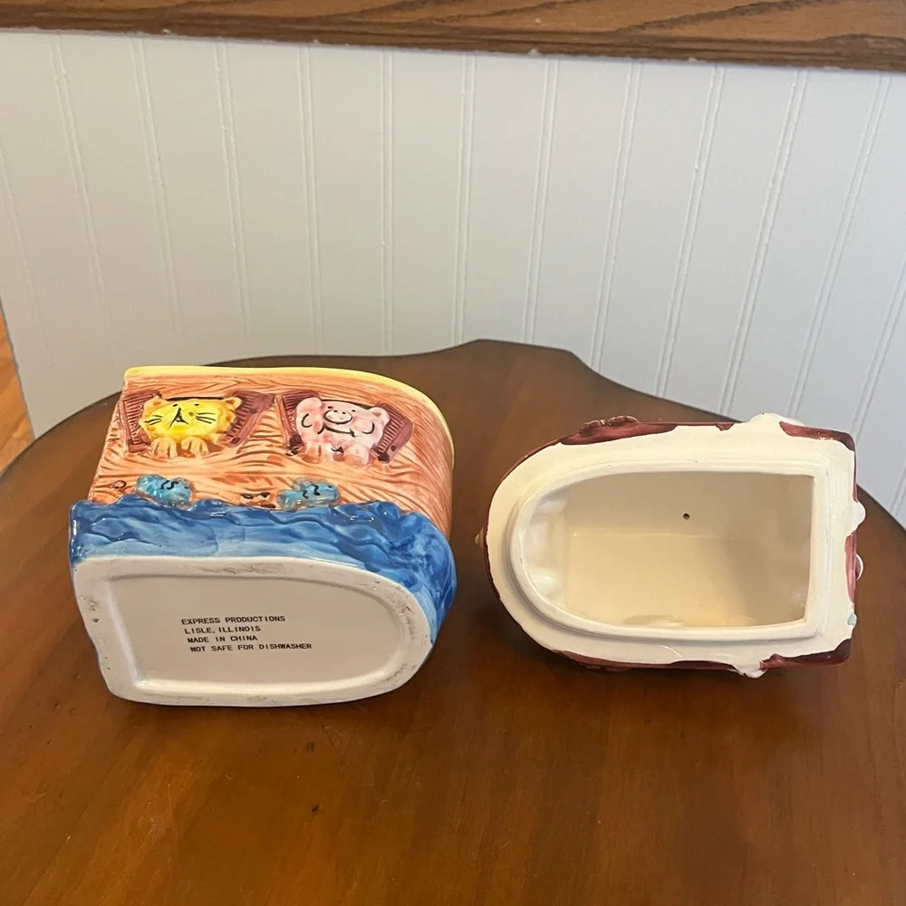 𝅺EXPRESS Ceramic Cookie Candy Jar Biblical‎ 9